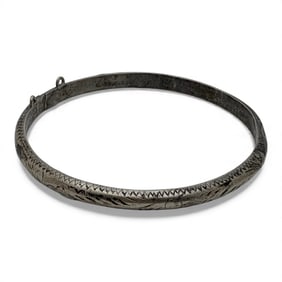 Sterling Silver Hinge Bracelet