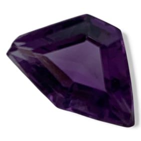 Faceted Purple Spinel Gemstone