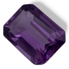 Faceted Purple Spinel Gemstone