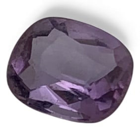 Faceted Purple Spinel Gemstone
