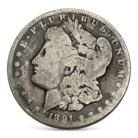 1891 Morgan Silver Dollar