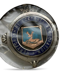 Hallmarked English Silver Football Pendant