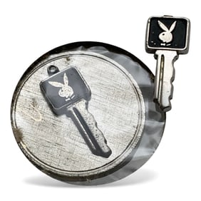 Sterling Silver Playboy Pin & Pendant