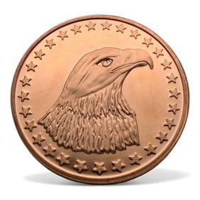 1oz. .999 American Eagle Copper Round