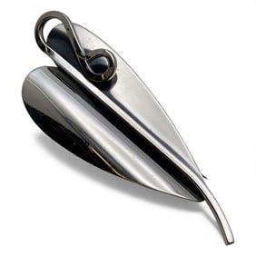 Sterling Silver Leaf Pin