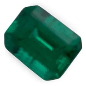 Faceted Green Spinel Gemstone