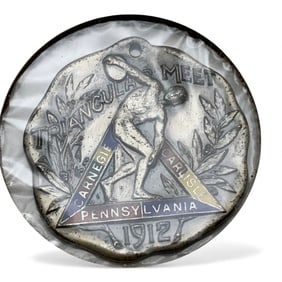 Sterling Silver 1912 High Jump Pendant