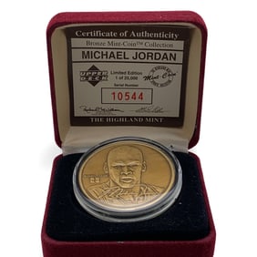 Bronze Sports Medallion, Michael Jordan