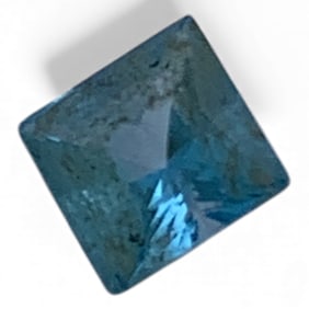 Faceted Blue Spinel Gemstone