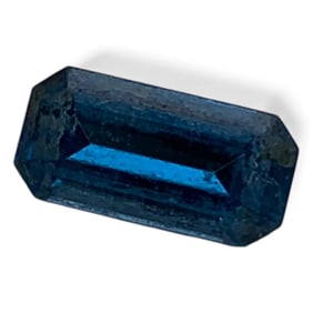 Faceted Blue Spinel Gemstone