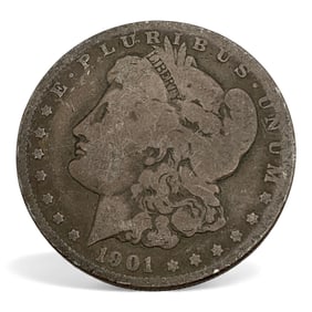 1901 O Morgan Silver Dollar