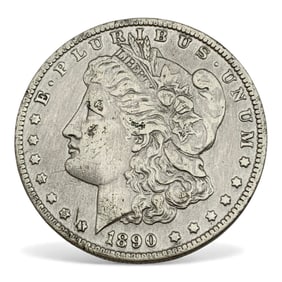 1890 O Morgan Silver Dollar