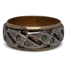 10k Gold Filled & Sterling Ring