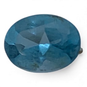 Faceted Blue Spinel Gemstone