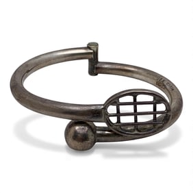 Mexico Sterling Silver Hinge Bracelet