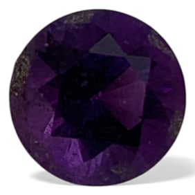 Faceted Purple Spinel Gemstone