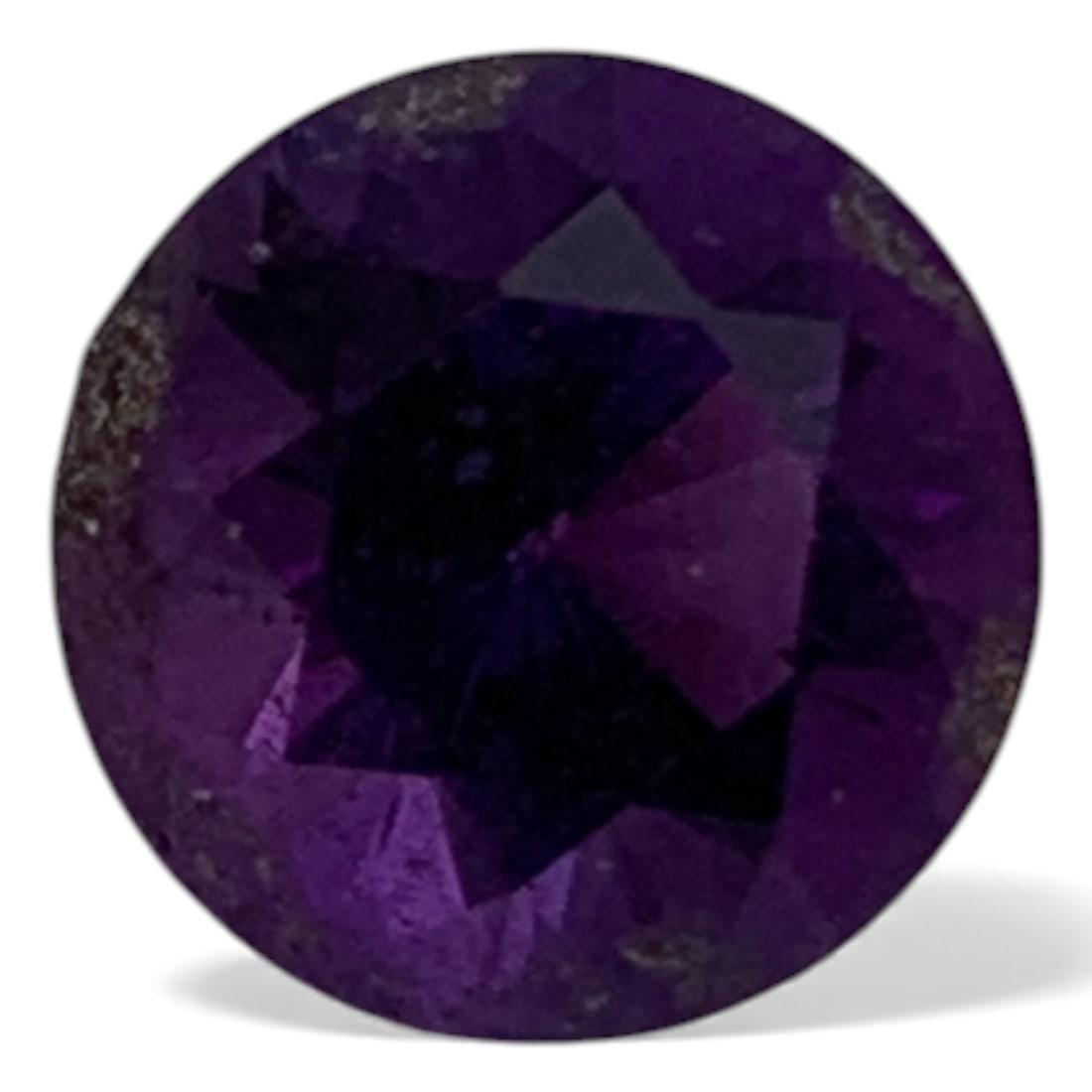 Faceted Purple Spinel Gemstone: 7.97mm Diameter - See PhotosGemstone Tested With Presidium Gem Tester Il - Berners Does Not Guarantee Authenticity Of Gemstones