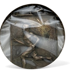 Sterling Silver 1915 Track Pendant