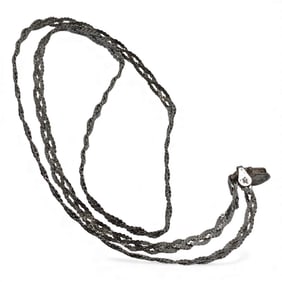 Sterling Silver Braided Necklace