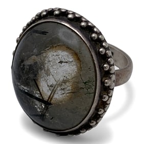 Sterling Silver & Stone Ring