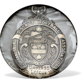 Hallmarked English Silver 1911 Football Pendant
