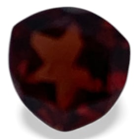 Faceted Red Garnet Gemstone