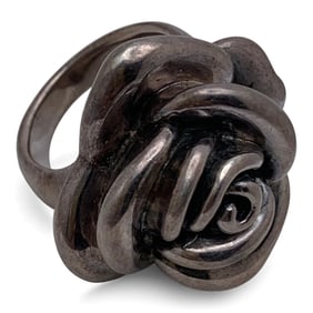 Sterling Silver Rose Ring