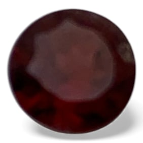 Faceted Red Garnet Gemstone