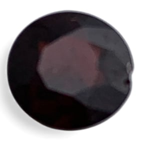 Faceted Red Garnet Gemstone