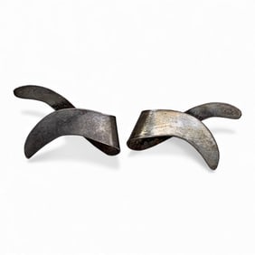 Pair Of Silver Earrings