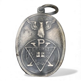 Sterling Silver Ymca Track Pendant