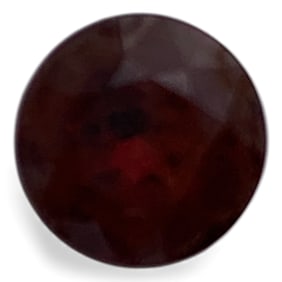 Faceted Red Garnet Gemstone