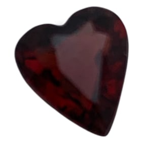 Faceted Red Garnet Gemstone