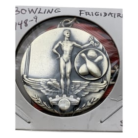 Sterling Silver 1948-9 Bowling Pendant