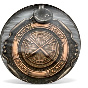 Sterling Silver 1935-6 Darts Pendant