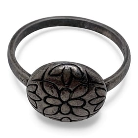 Sterling Silver Floral Ring