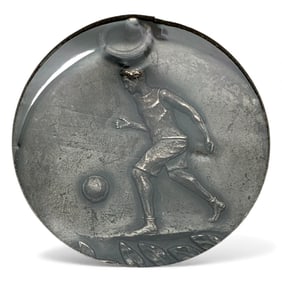 Sterling Silver 1913 Soccer Pendant