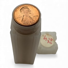 Roll Of 1972 S Lincoln Head Pennies