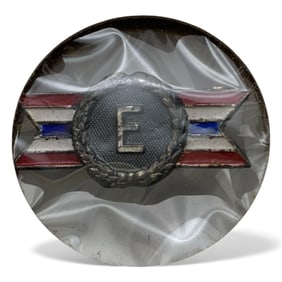 Sterling Enameled Army Navy Production Pin