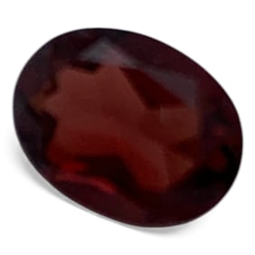 Faceted Red Garnet Gemstone