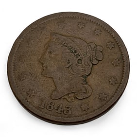 1843 Large Cent