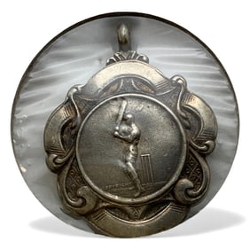 Sterling Silver Cricket Pendant