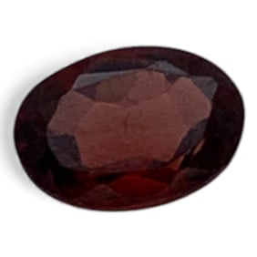 Faceted Red Garnet Gemstone