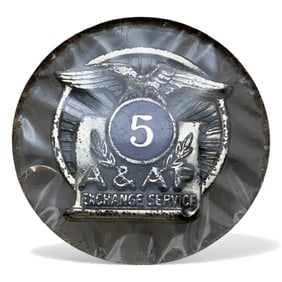 Sterling Army & Navy Exchange Service  Pendant