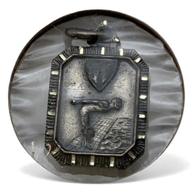 Sterling Silver Swimming Pendant