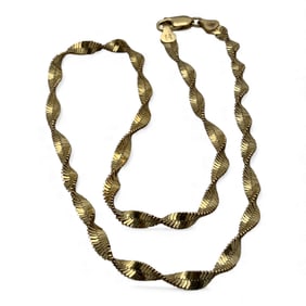 Sterling Silver Gold Tone Necklace