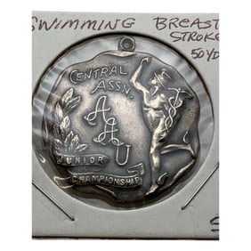 Sterling Silver Swimming Pendant