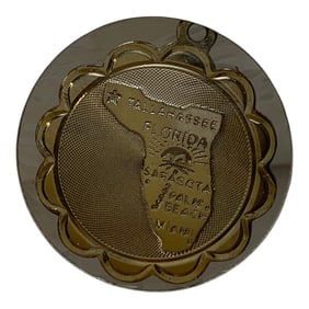 Sterling Silver Florida Pendant