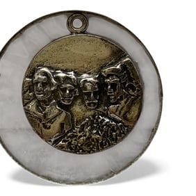 Sterling Silver Mt. Rushmore Pendant