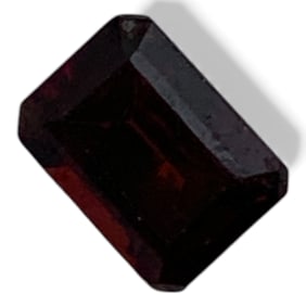 Faceted Deep Red Quartz Gemstone